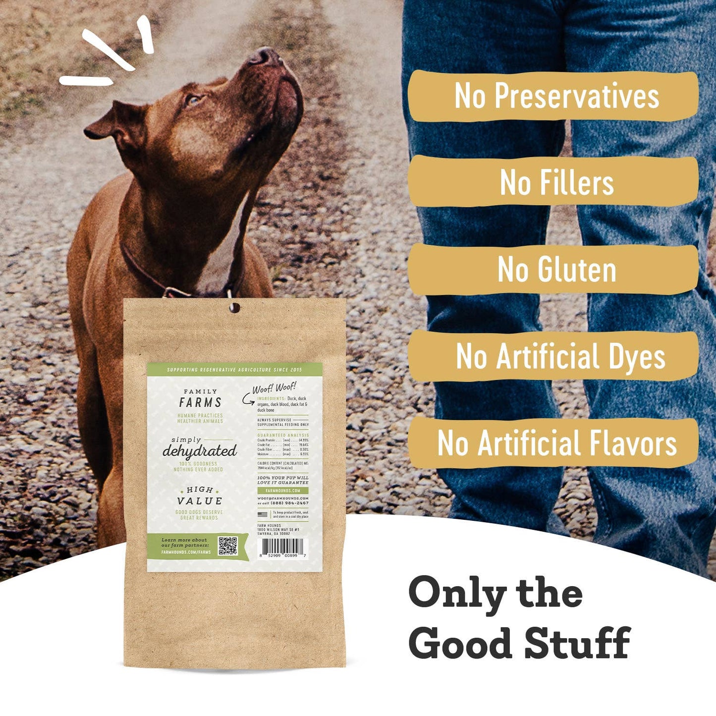 Farm Hounds - Duck Trainer - All-Natural Dog Treats - 4.5oz Image