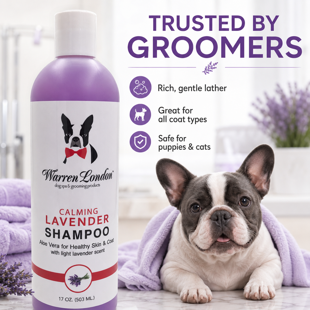 Warren London Dog Products - Shampoo: Calming Lavender - 2 Sizes Image