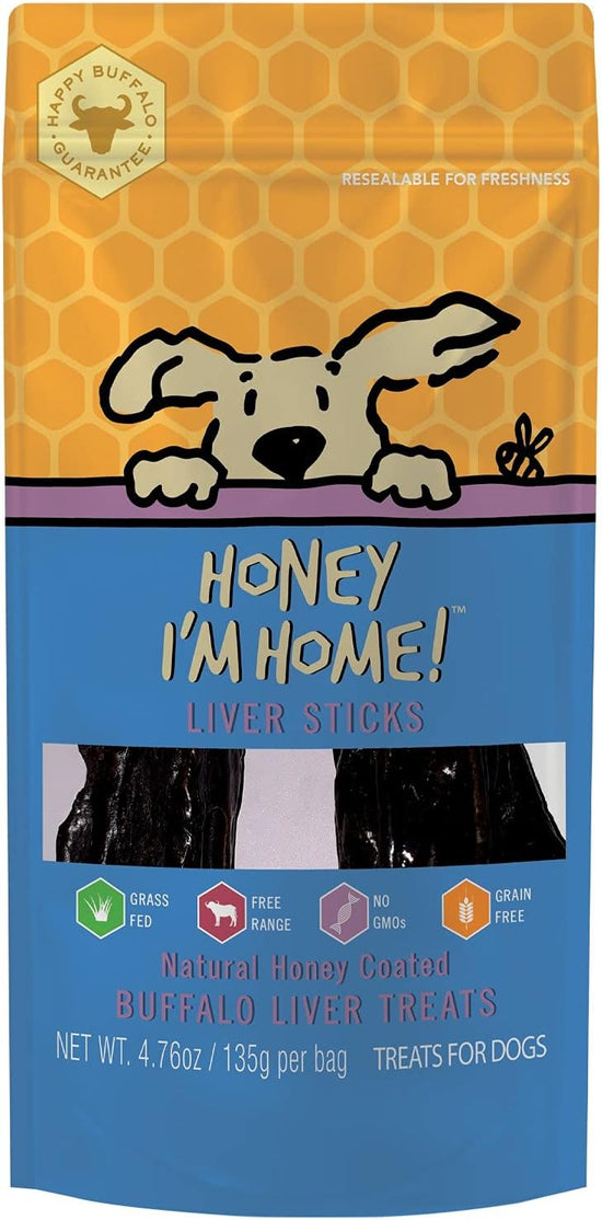 Honey I'm Home, Liver Sticks Buffalo Dog Treats, 4.76 Ounces -  Image
