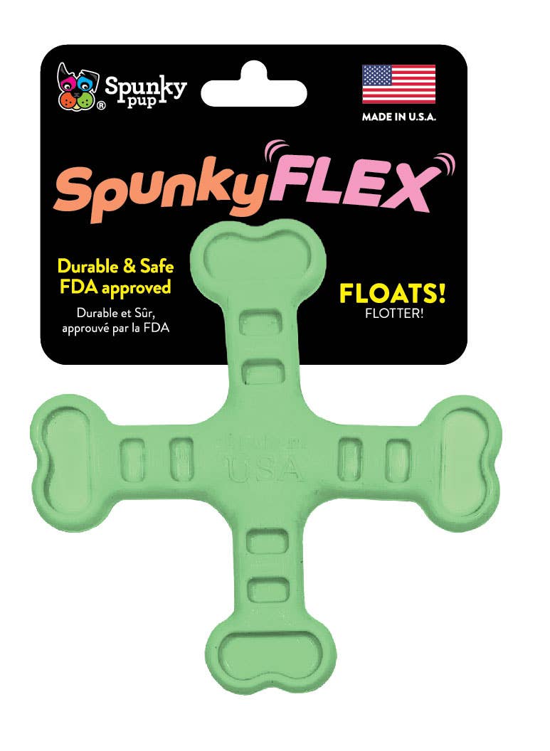 Spunky Pup - SpunkyFlex -  Made in the USA Small crossbones Image