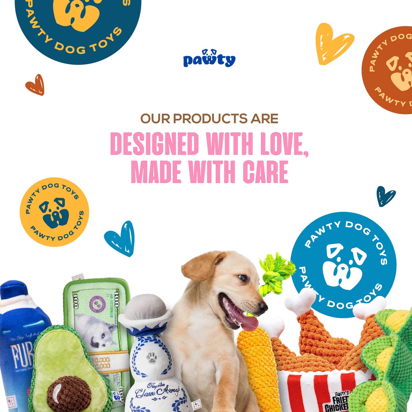 PAWTY Dog Toys - PAWTY's Ice Cream Interactive Dog Toy Image