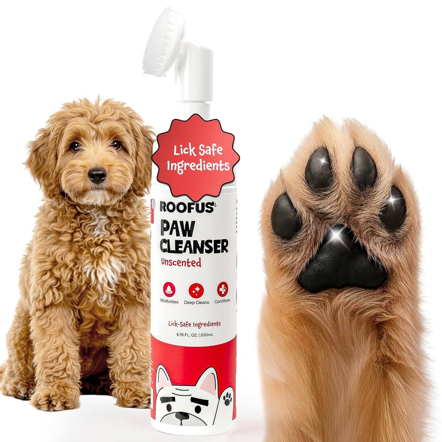 Roofus - Roofus - Foaming Paw Cleanser - Unscented - 1 Pack Image