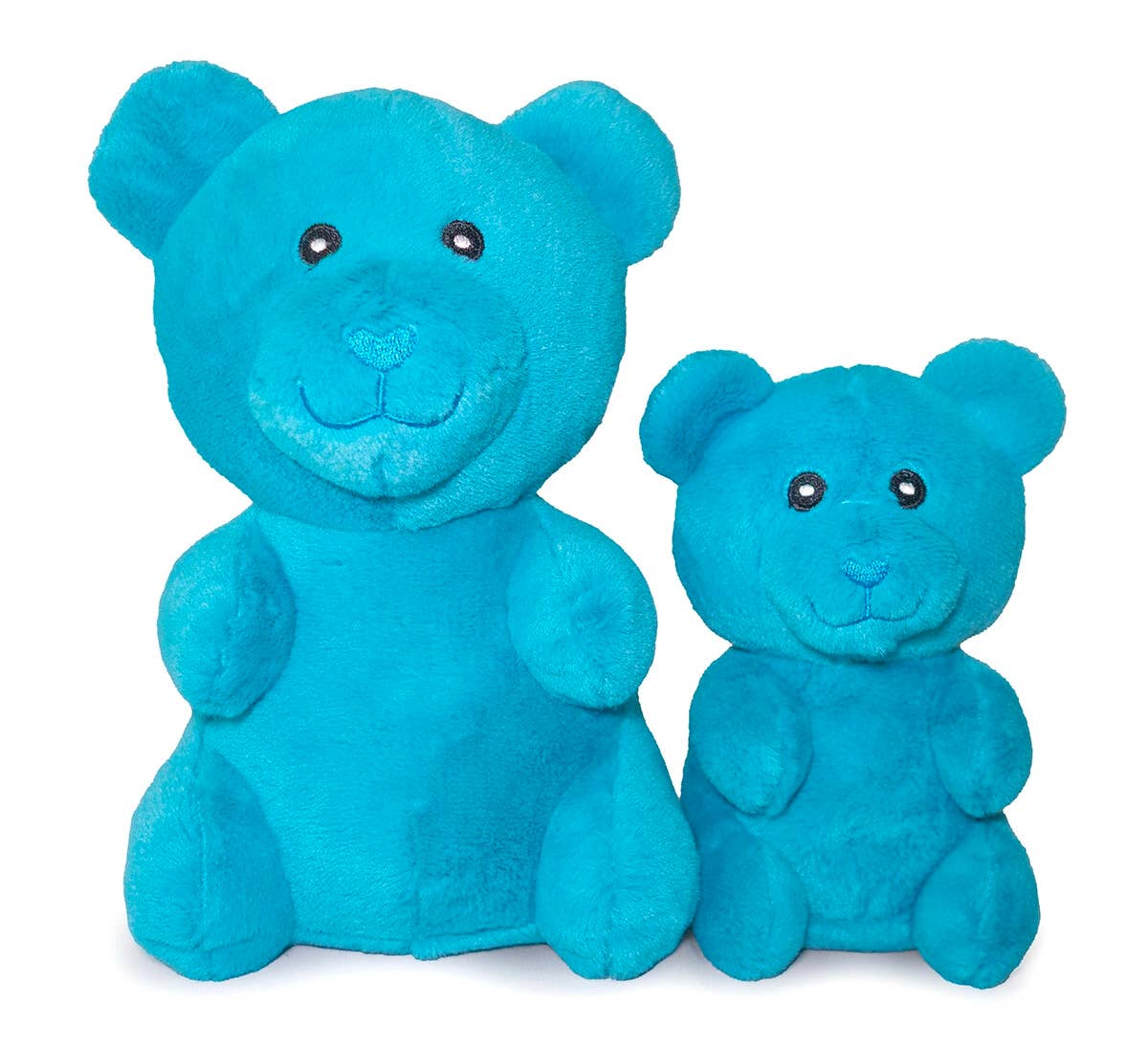 ThoozyPet Gummy Bear Plush Dog Toy Blue 6" Image