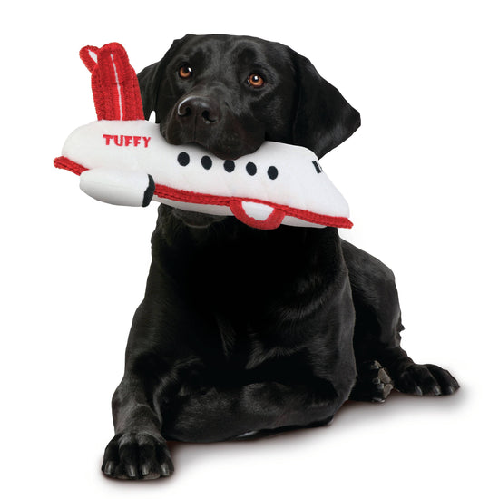 VIP Tuffy Airplane Dog Chew Toy 4.3" Image