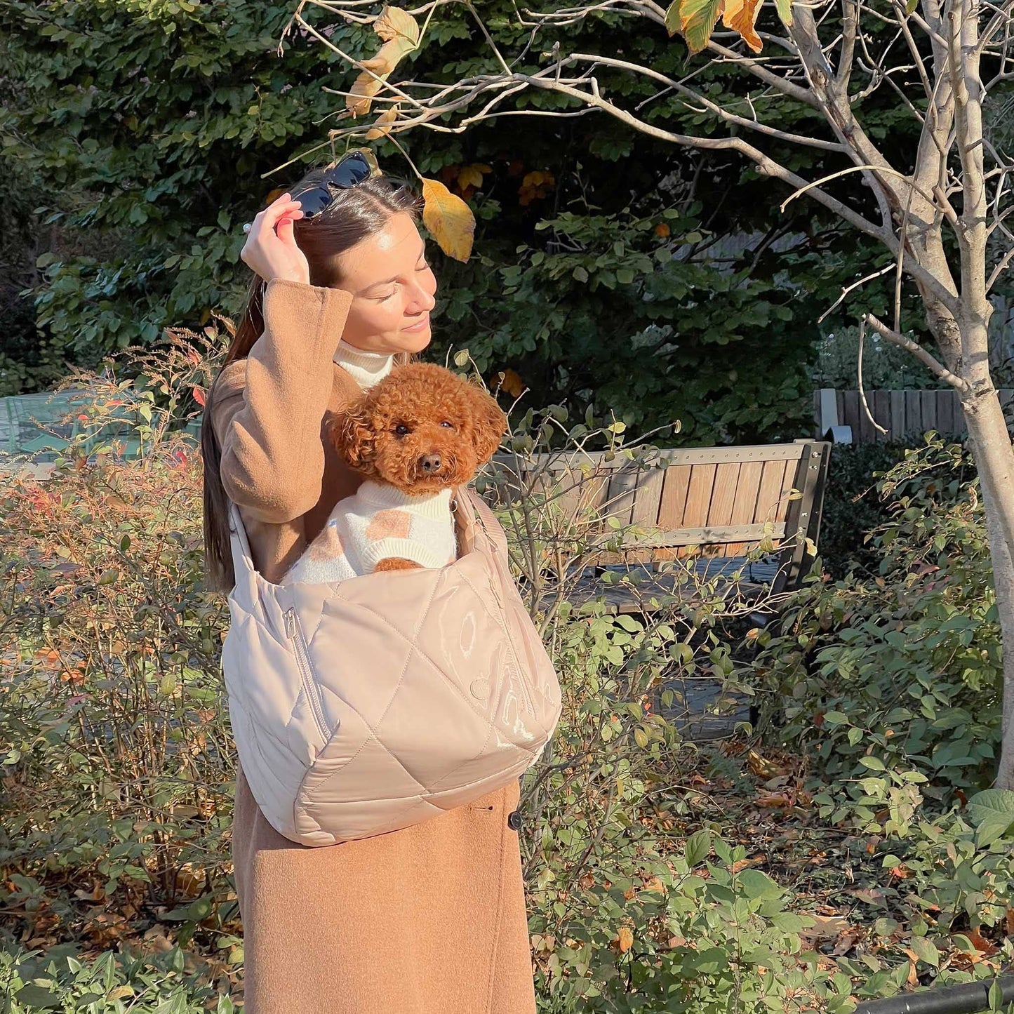 Pups & Bubs - Cloud Crossbody Pet Carrier | Dog & Cat Carrier | 2 Colors Image
