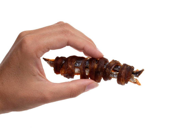 Preen Pets - Wild Alaskan Salmon & Sirloin Beef Twists – Fish Dog Treats Image