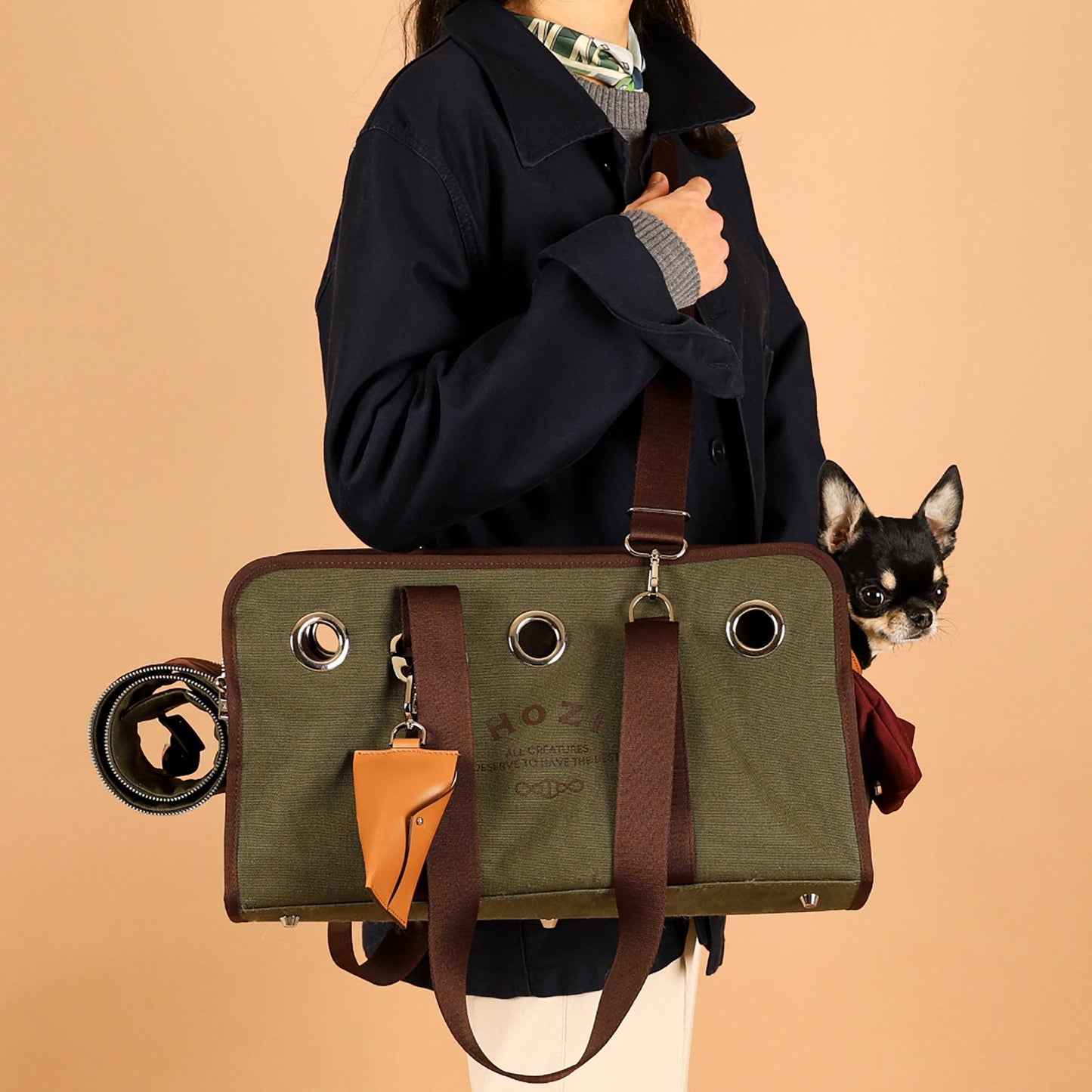 Hozi - Hozi Canvas Carrier - Khaki Image