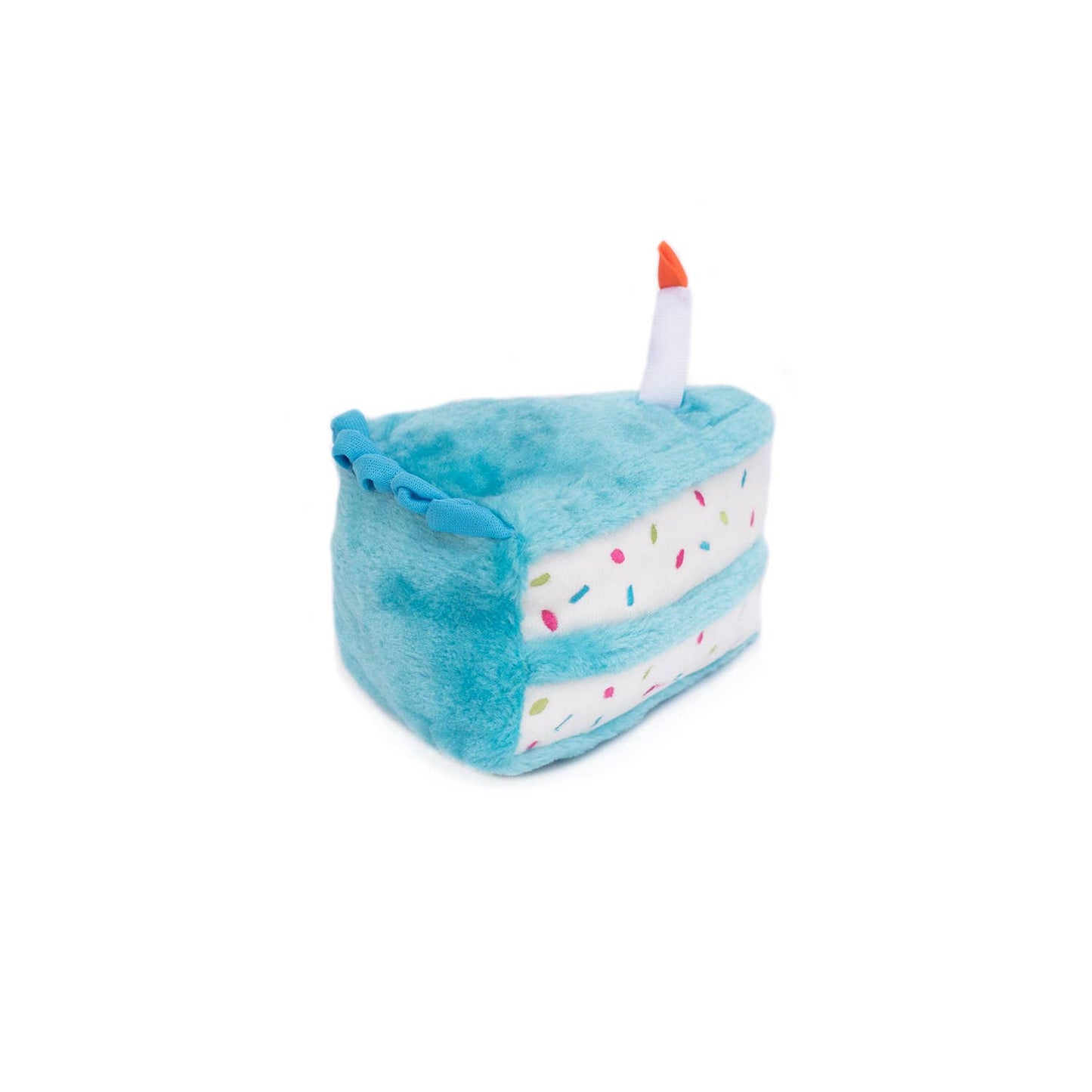 ZippyPaws Birthday Cake Blue Image