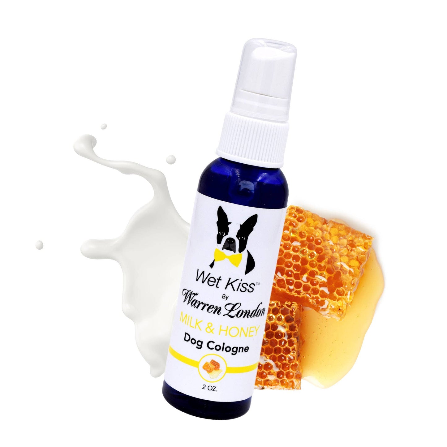 Warren London Dog Products - Wet Kiss Dog Cologne - 2 oz Milk & Honey Image