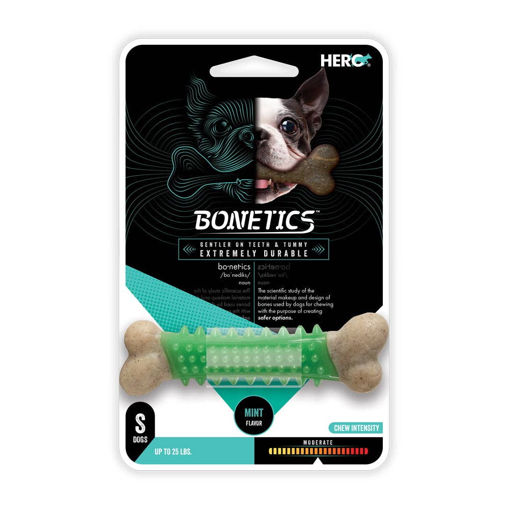 Caitec Inc - Hero Bonetics™ Dental Bone Dog Chew Toy Mint Image