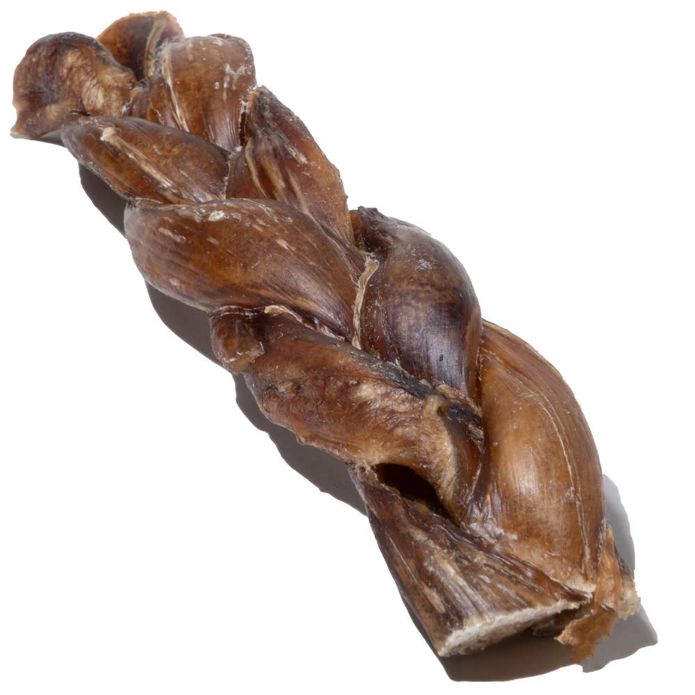 Mika and Sammy's Gourmet Pet Treats - Braided Bully Sticks 6" Image