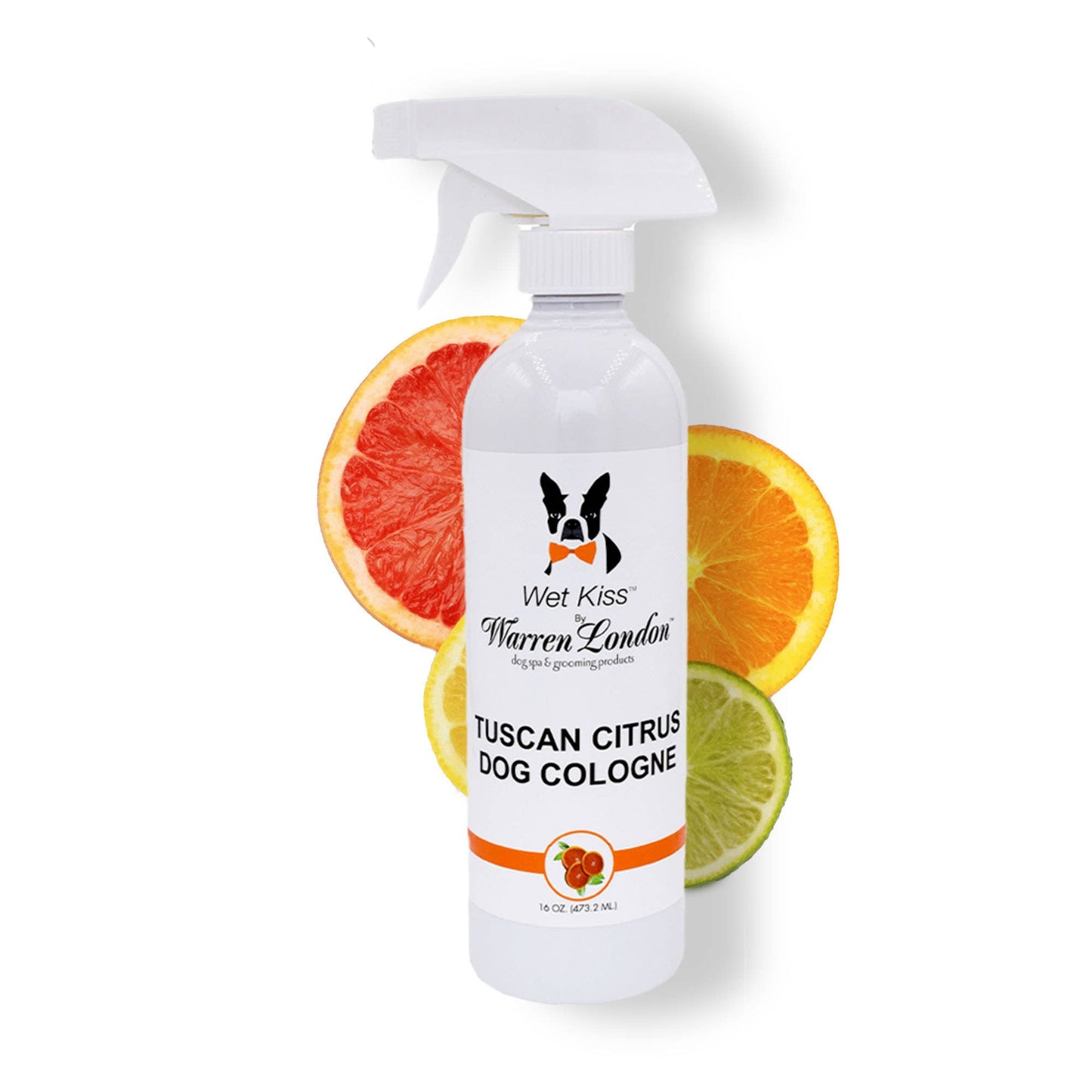 Warren London Dog Products - Wet Kiss Dog Cologne - 16 oz Tuscan Citrus Image