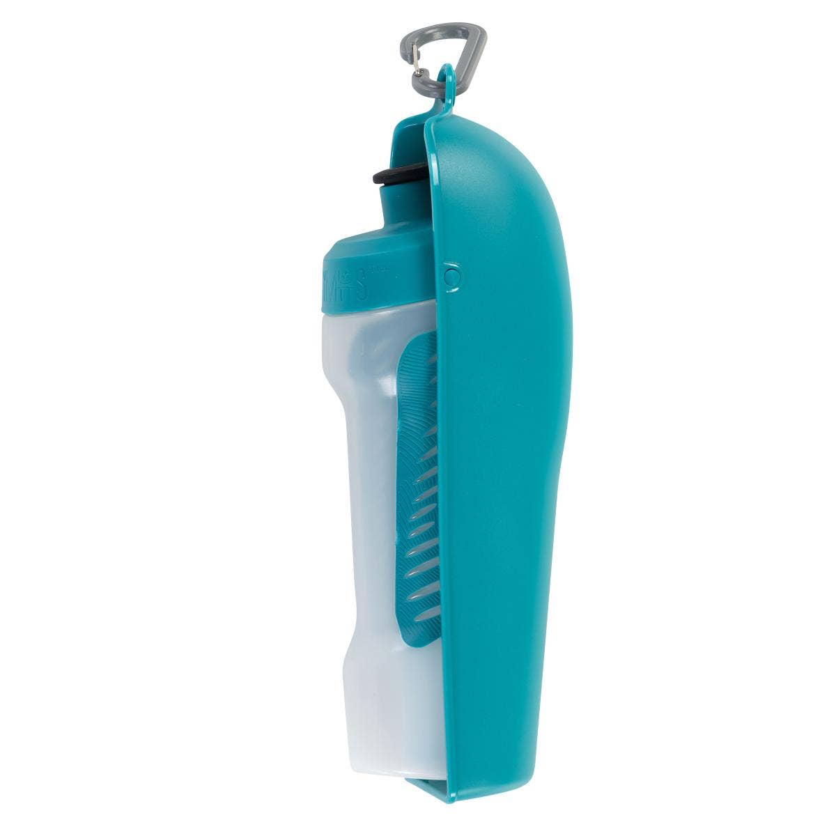 Messy Mutts Travel Water Bottle with Removable Bowl, 16oz Image