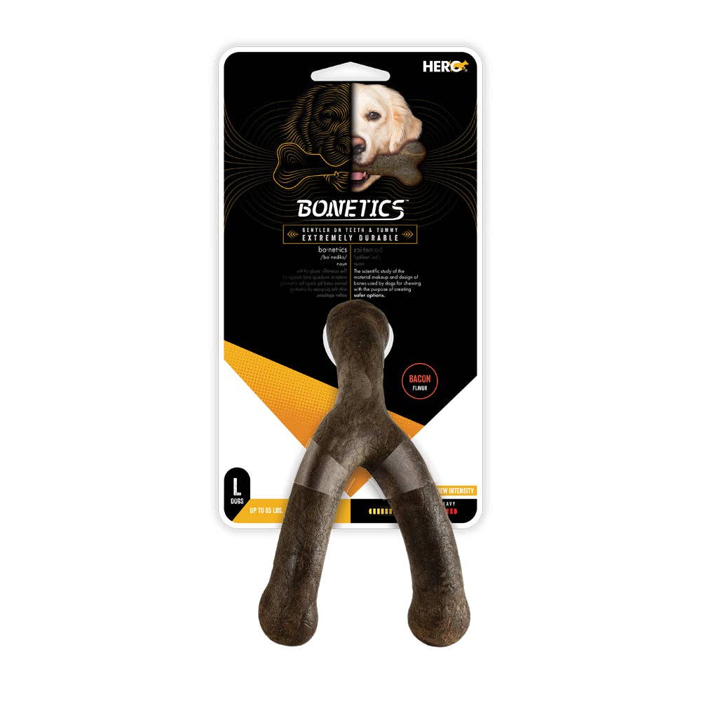 Caitec Inc - Hero Bonetics™ Wishbone Dog Chew Toy Large Image