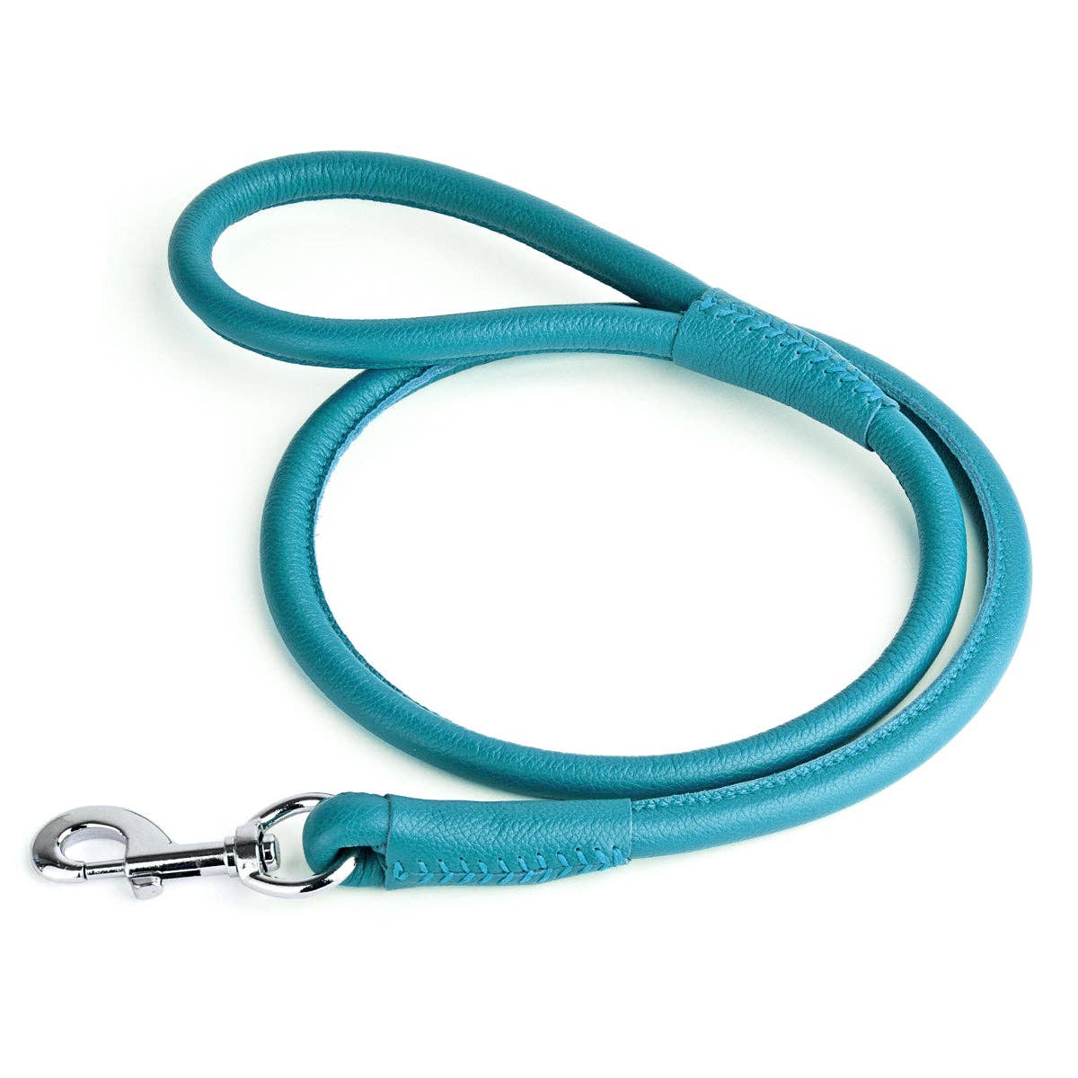 Dogline - Soft Leather Round Lead 4' Image