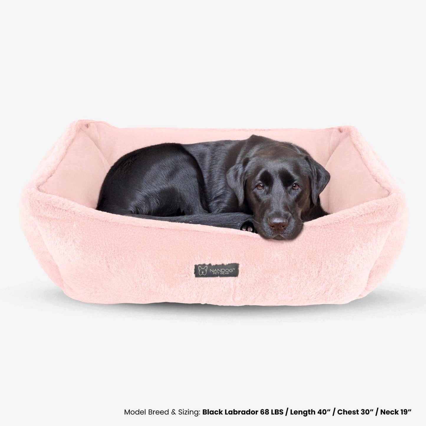 Nandog Pet Gear - The Super Cloud Bed in Blush Pink Image