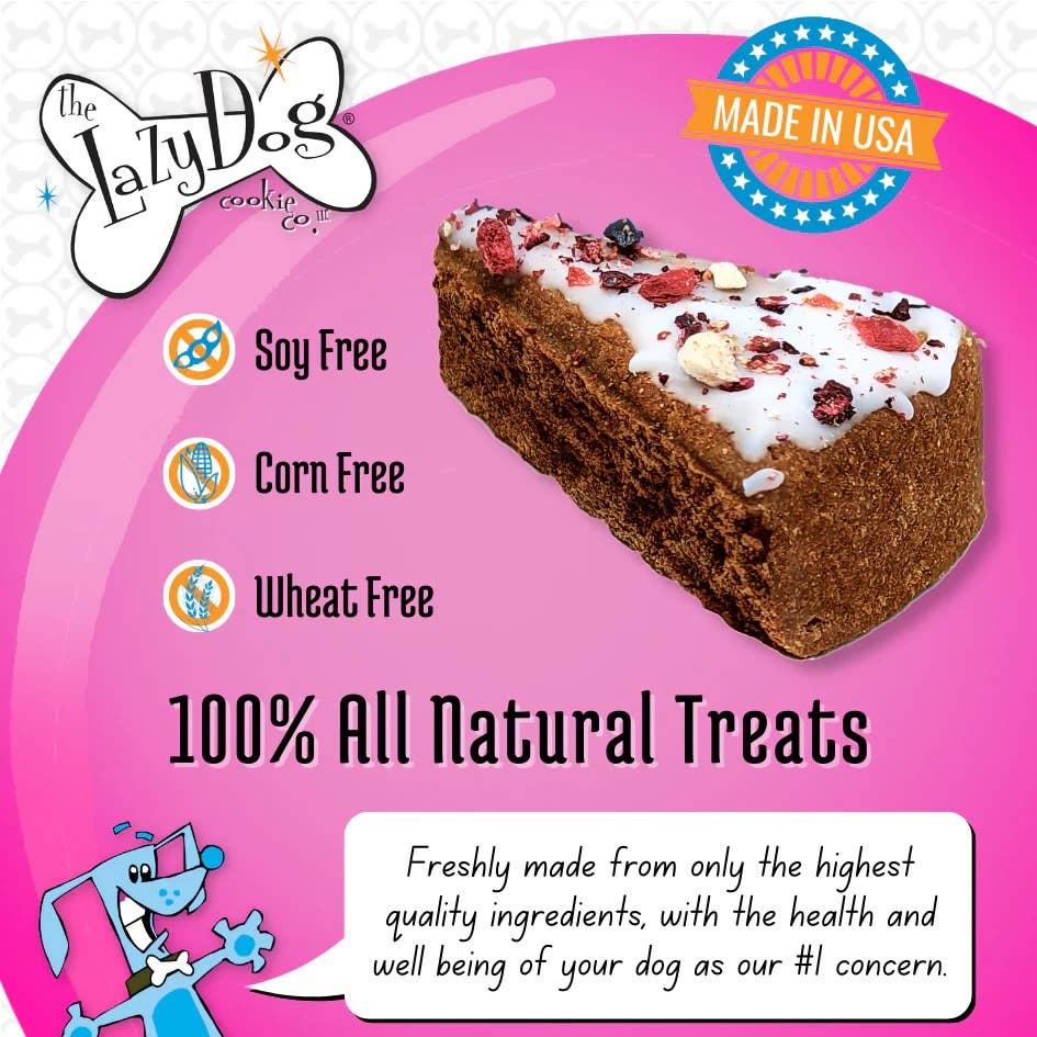 Pet Palette Distribution - Lazy Dog Happy Birthday Pup-PIE for a Darling Girl-Case of 8