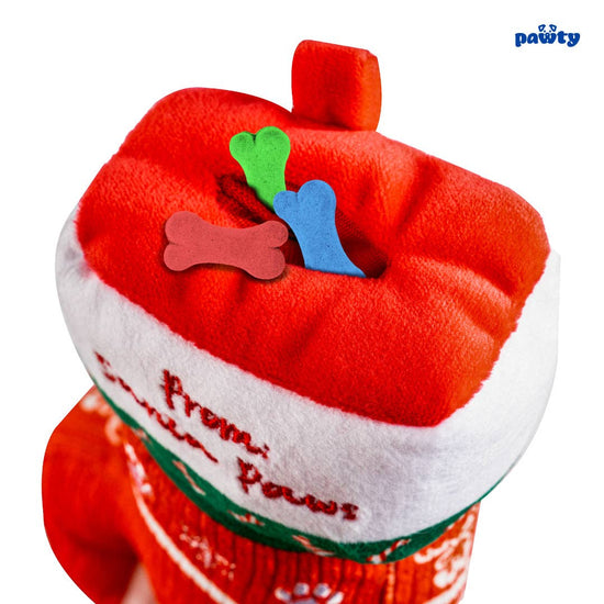 PAWTY Dog Toys - Christmas Sock Image