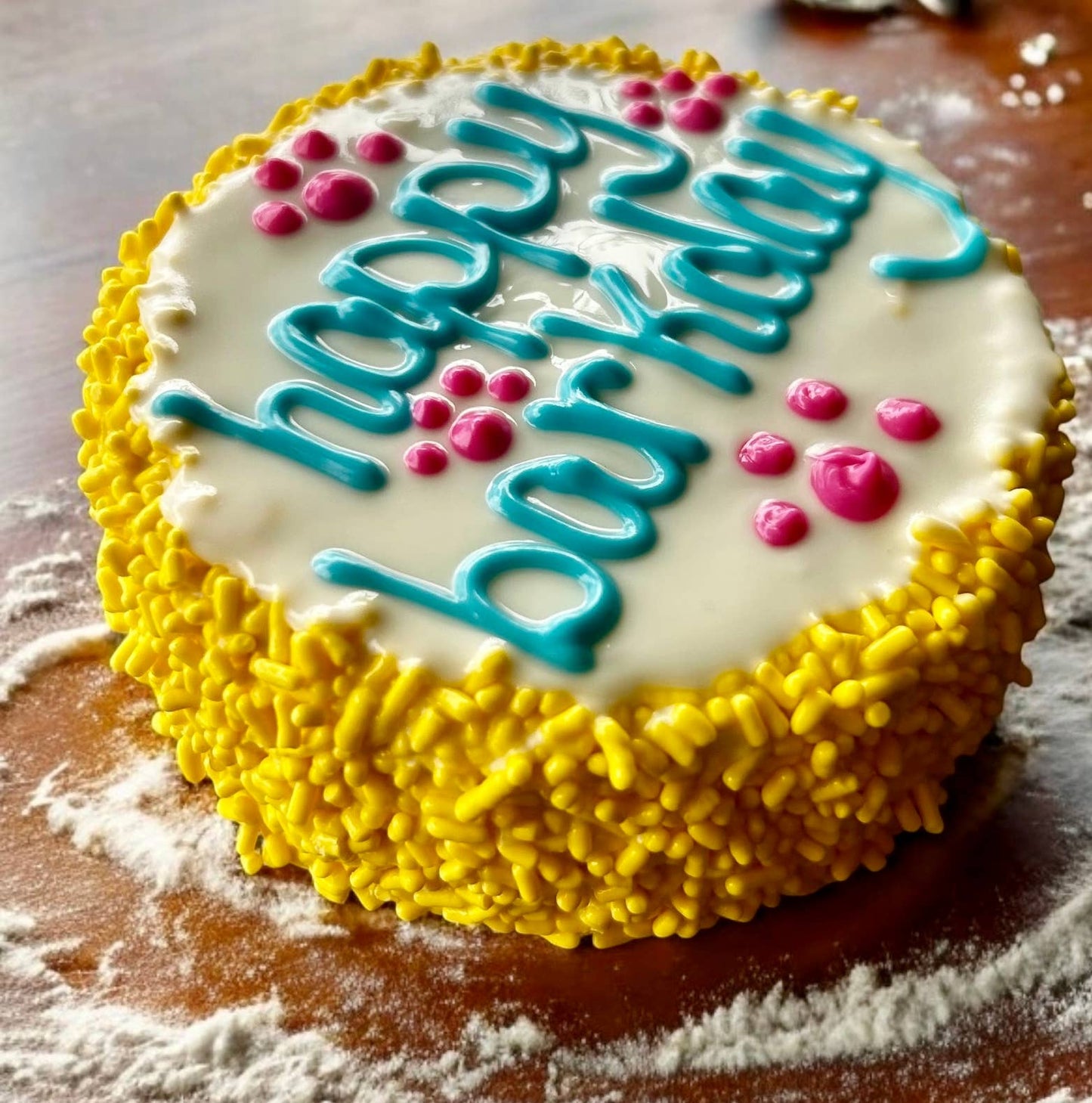 YumYum4DOGS - Vibrant Happy Barkday Cake dog treats Image