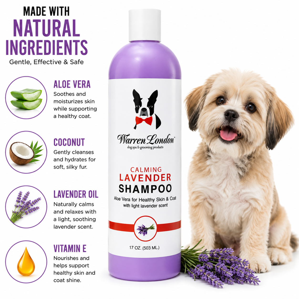 Warren London Dog Products - Shampoo: Calming Lavender - 2 Sizes Image