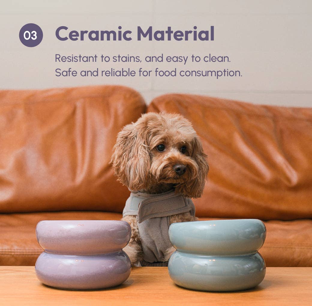 PEHOM - Soufflé Pet Bowl - Purple Image
