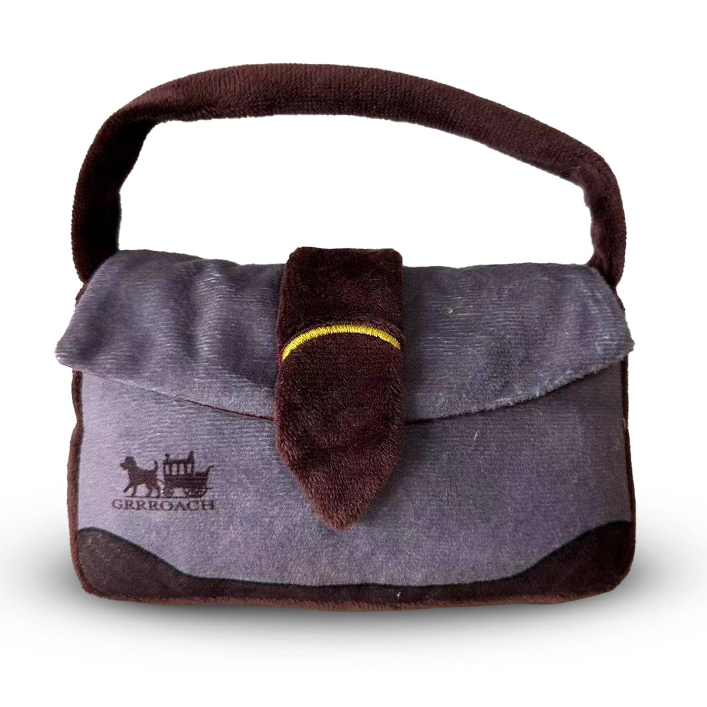 Chomp Haus - Grrroach Handbag – Plush Squeaky Designer Dog Toy Image