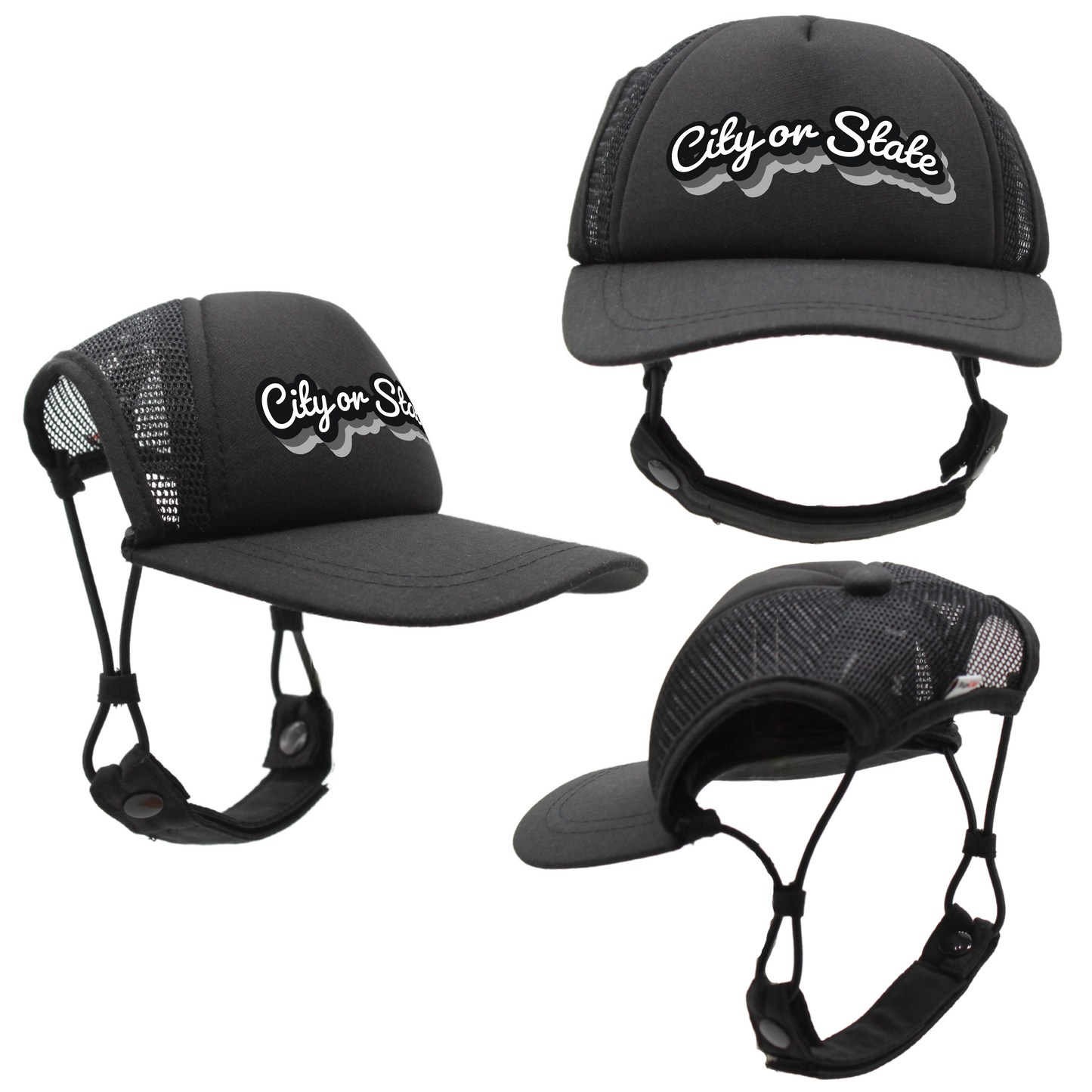 PupLid - Custom Retro Text | Trucker Hat for Dogs Image