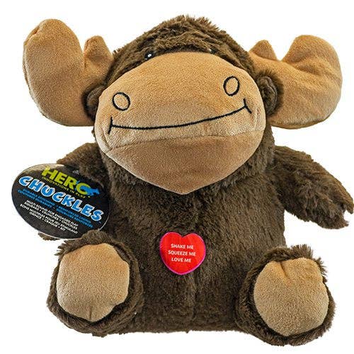 Caitec Inc - Hero Chuckles 2.0 Moose Dog Toy Image