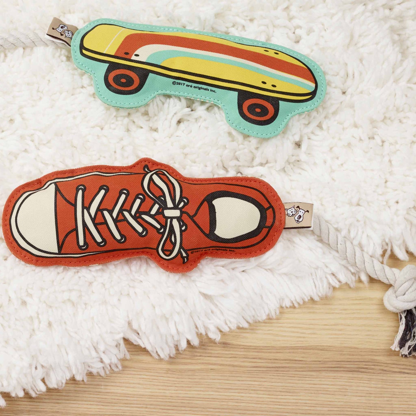 Speckle and Spot by Ore’ Originals - Rope Dog Toy | Sneaker Image