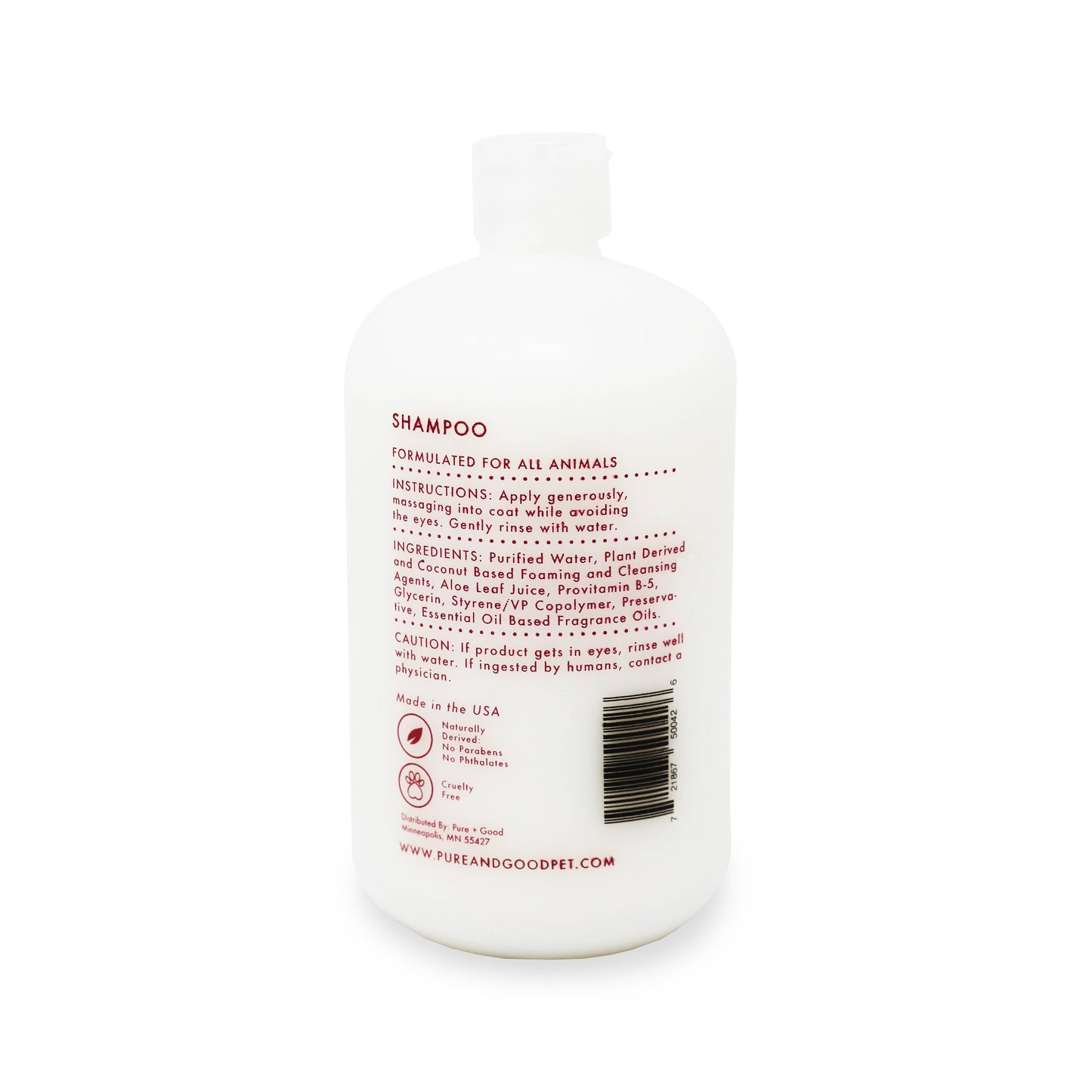 Pure + Good - Dog & Cat Shampoo: Sandalwood + Coconut Image