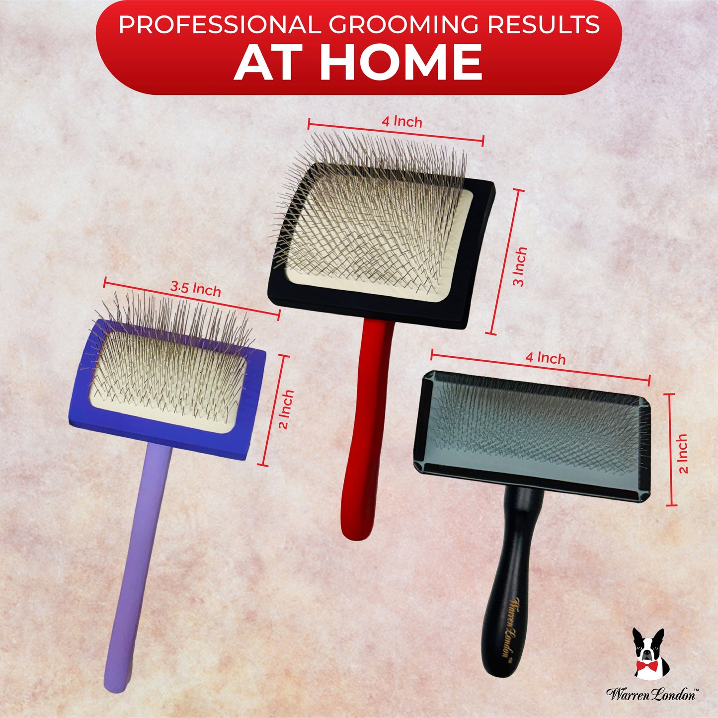Warren London Dog Products - FurBreeze Pro Max Slicker Brush Image