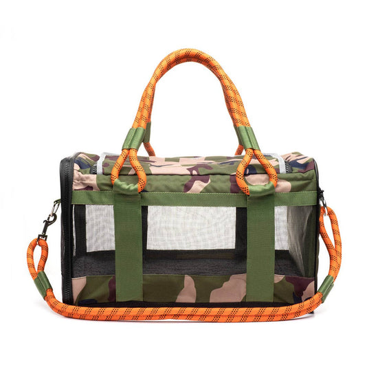 ROVERLUND - OUT-OF-OFFICE PET CARRIER CAMO / ORANGE Image