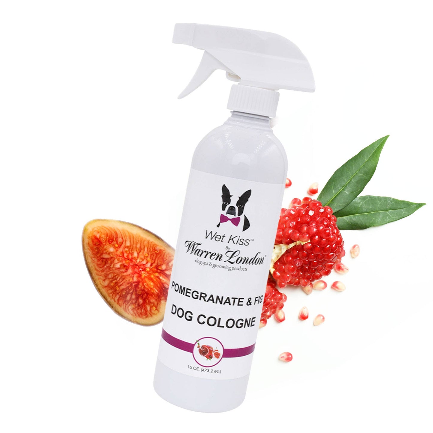 Warren London Dog Products - Wet Kiss Dog Cologne - 16 oz Pomegranate & Fig Image