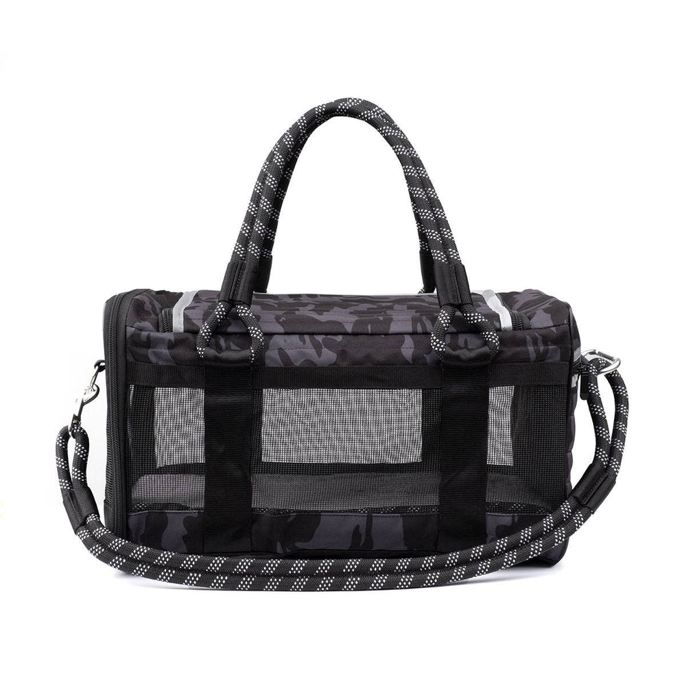 
            
                Load image into Gallery viewer, Roverlund Out-of-Office Pet Carrier Black Camo Image
            
        