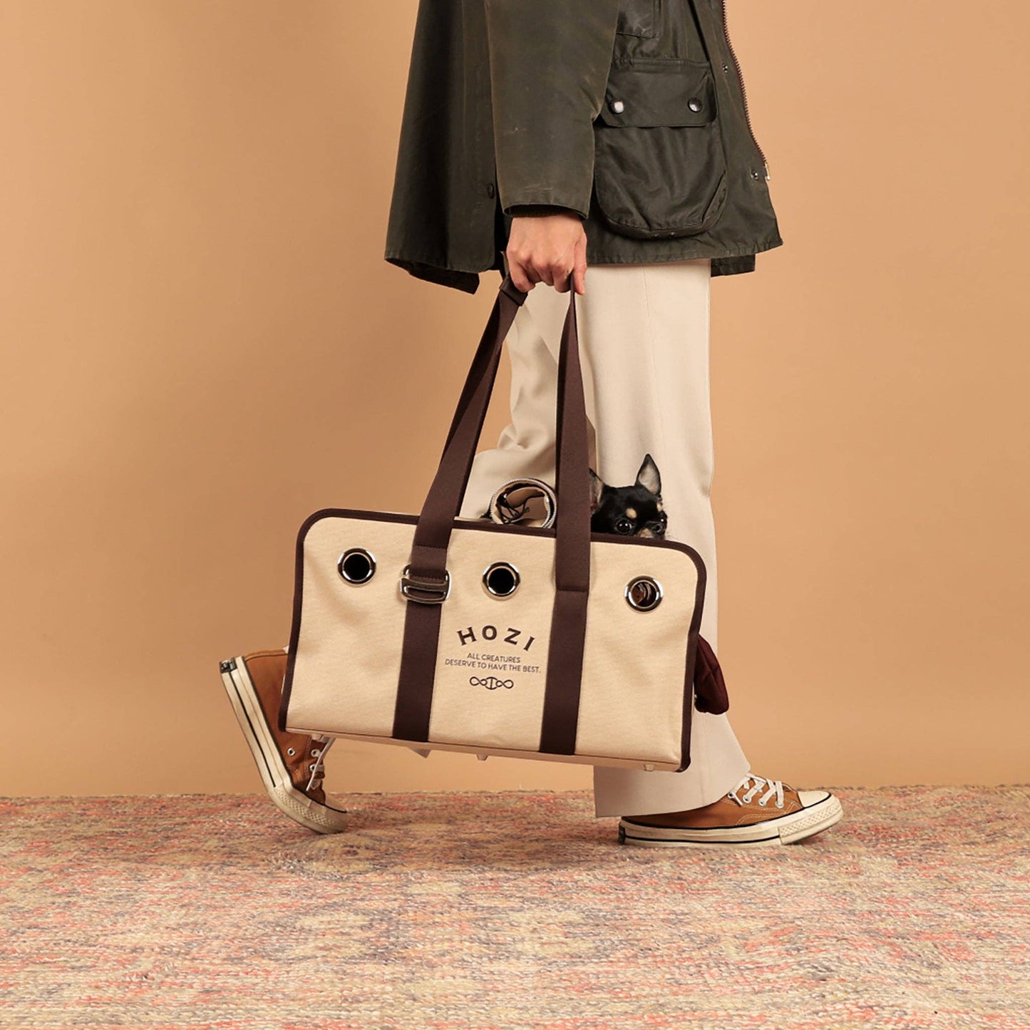 Hozi - Hozi Canvas Carrier - Beige Image