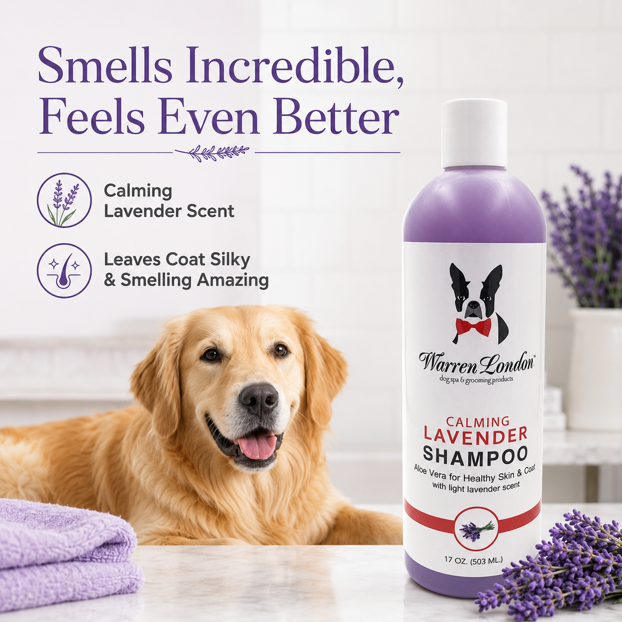 Warren London Dog Products - Shampoo: Calming Lavender - 2 Sizes Image