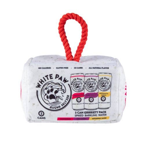 Haute Diggity Dog - White Paw Grrriety Pack - Activity House  Burrow Dog Toy  Image