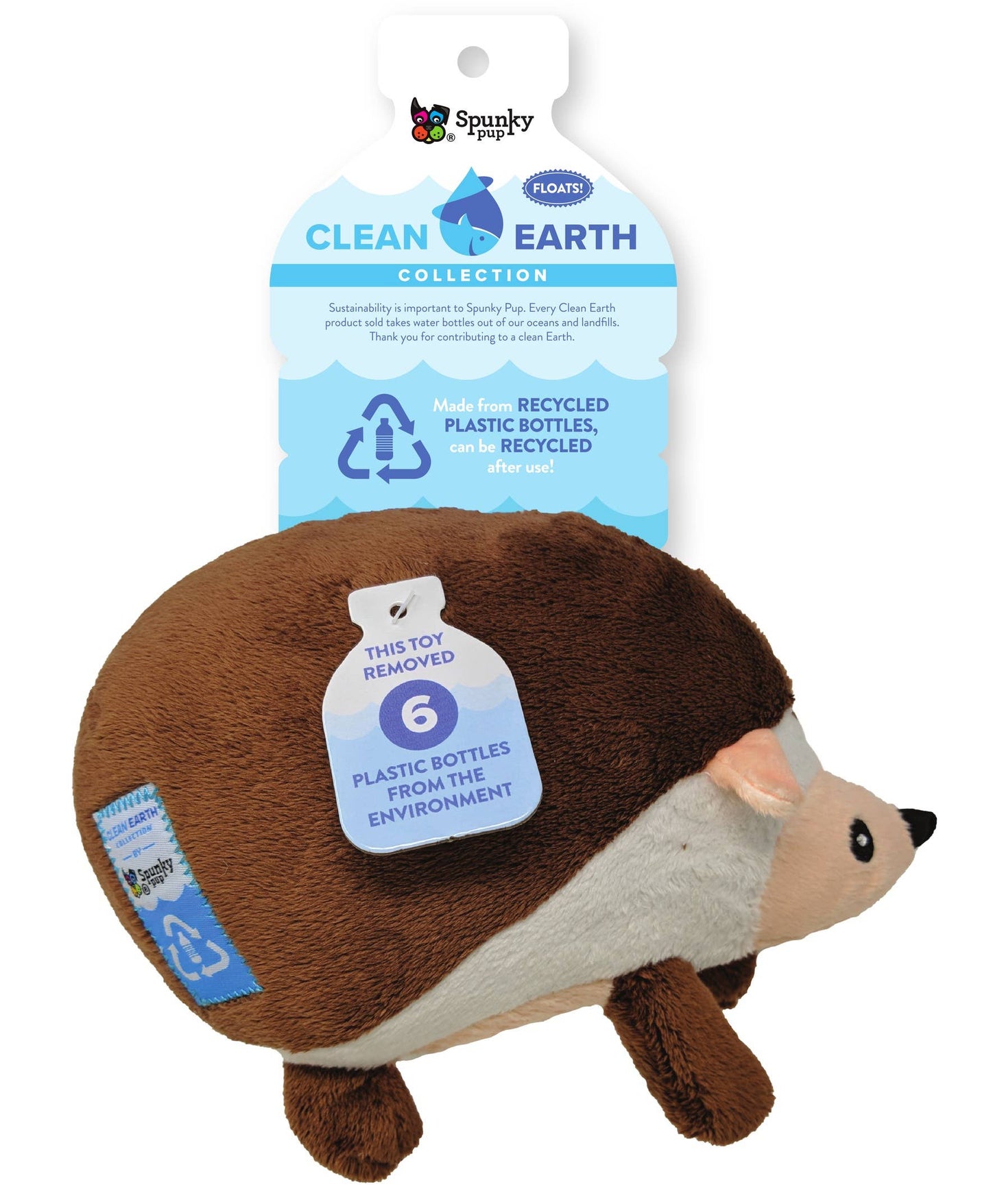 Spunky Pup - Clean Earth Recycled Plush Toys - 100% Sustainable