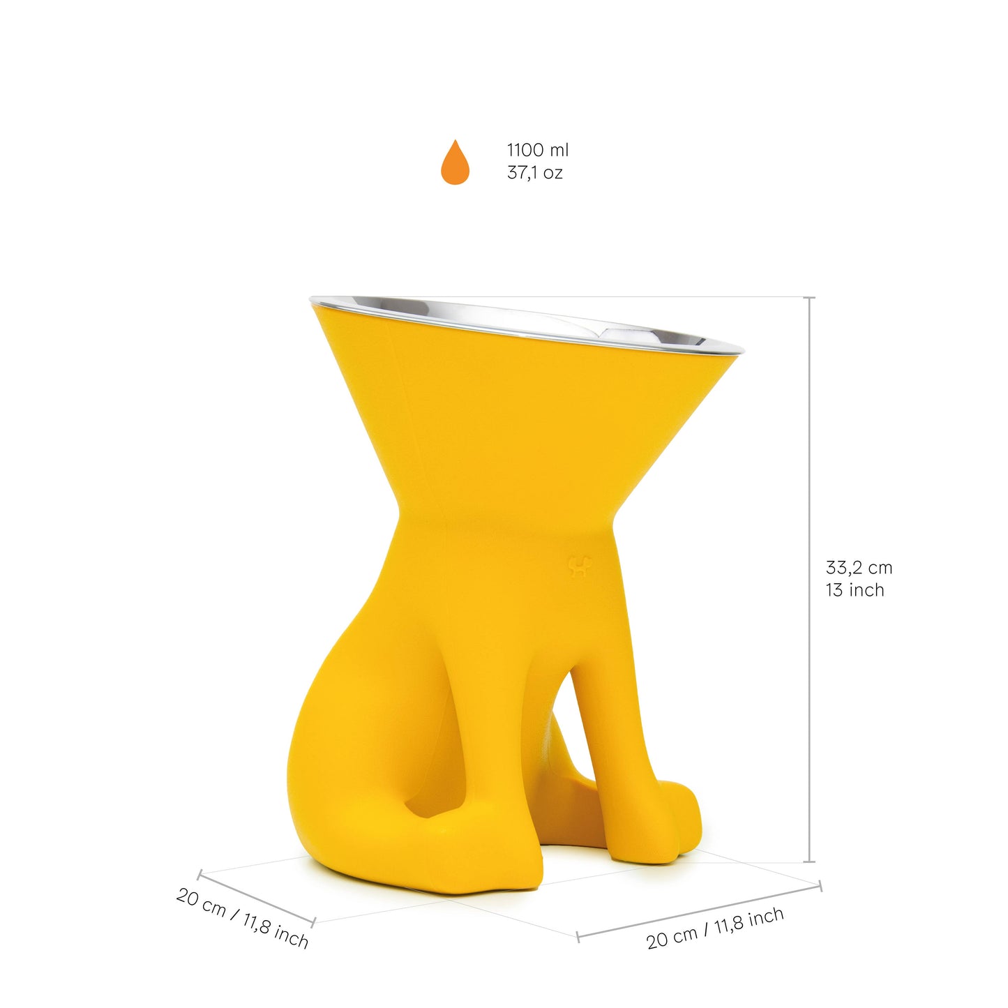 United Pets - Elizabeth: raised dog bowl