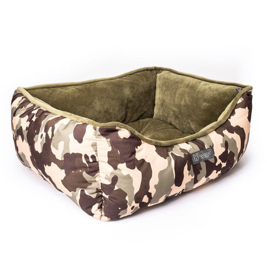 Load image into Gallery viewer, Nandog Pet Gear - REVERSIBLE PET BED CAMOUFLAGE - GREEN  Image

