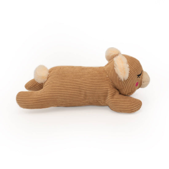 Load image into Gallery viewer, ZippyPaws - Snooziez with Shhhqueaker - Bear - Dog Toy  Image
