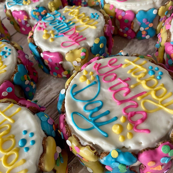 YumYum4DOGS - Confetti Mini Bones birthday doggie cake treats Image