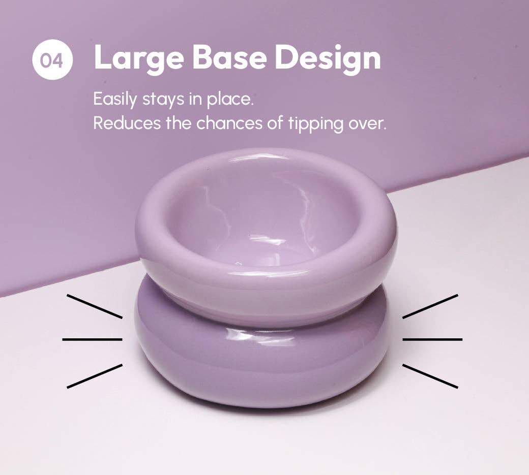 PEHOM - Soufflé Pet Bowl - Purple Image