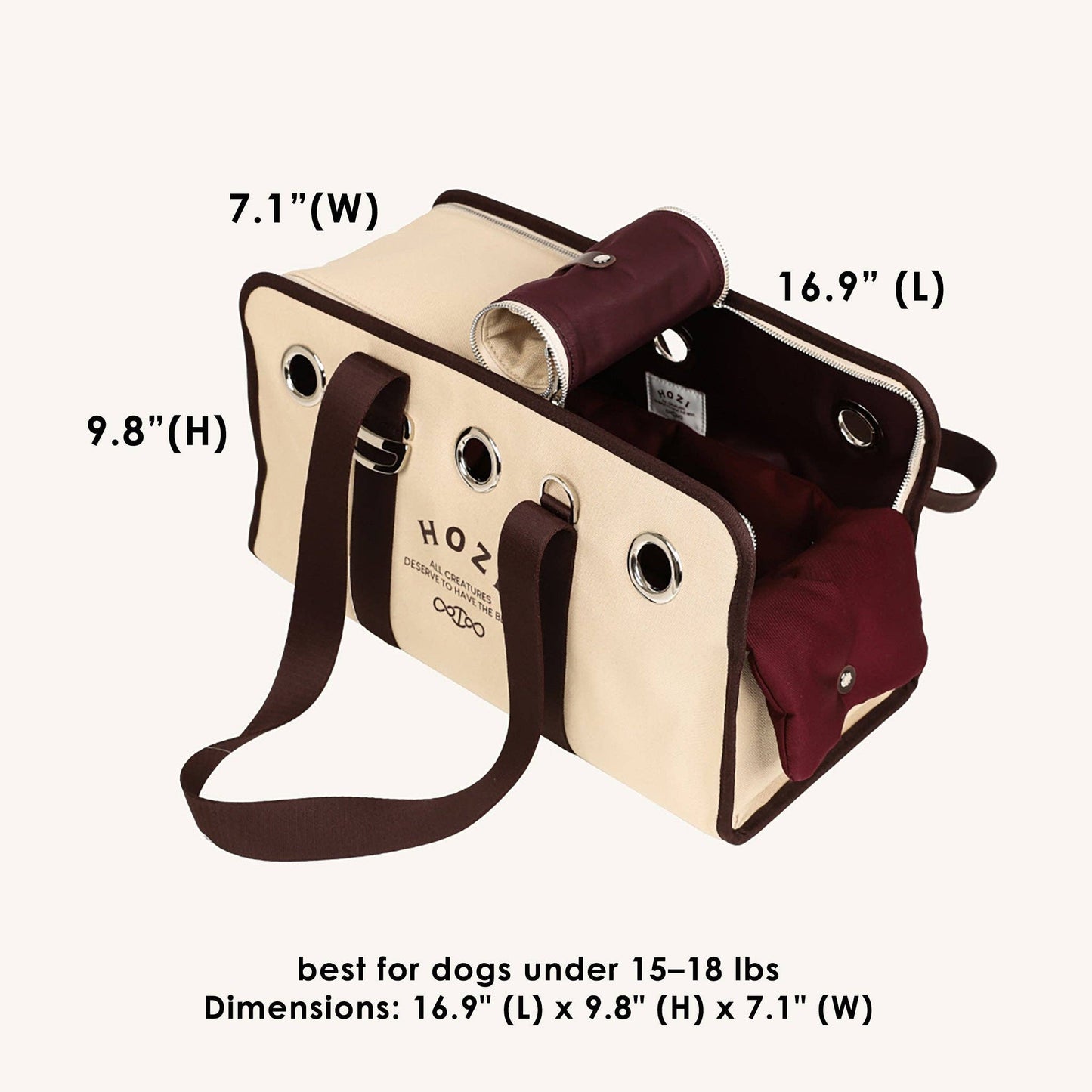 Hozi - Hozi Canvas Carrier - Beige Image