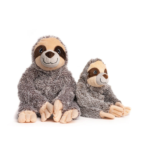 fabdog - Fluffy Sloth Plush Dog Toy: Small  Image