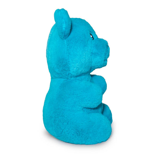 ThoozyPet Gummy Bear Plush Dog Toy Blue 6" Image