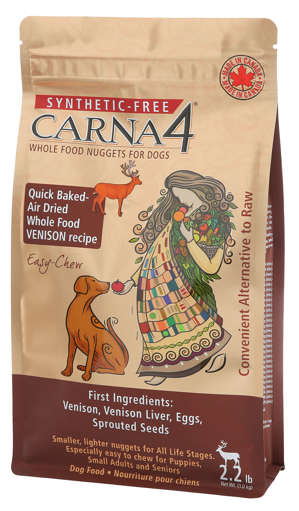 CARNA4 Handcrafted Dog Food Vennison Image