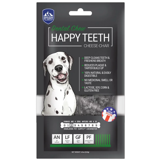 Himalayan Pet Cheese-Happy Teeth Char  Dental Chew 4 Oz 2 Pack Image