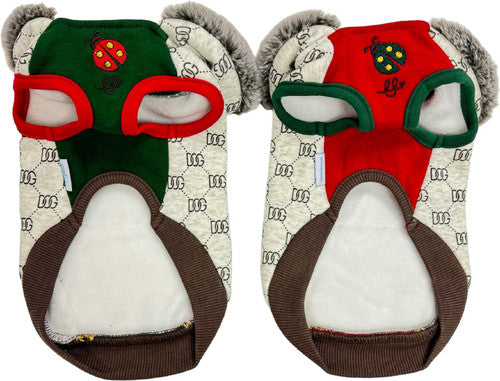 Grrrci Ladybug Pocket Hoodie - Red