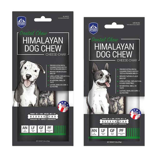 Himalayan Dog Chew® Cheese - Char Medium 35 Pounds and under Image